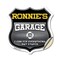 Signmission Ronnie's Garage I Can Fix Everything But Stupid, 12 Inch X 12 Inch, Vinyl Decal SHI-D-12-490-RONNIE - alternate 1