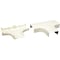Legrand Tee Raceway, PN03 Series, 1 Channel, 2-3/4 in W, 1/2 in H, 4-1/4 in L, Ivory PN03F15V - alternate 1