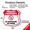Signmission Private Property Shield Sign No Trespass, 18 inch X 18 inch, Plastic Sign, 2PK SHI-P-2PACK-18-447 - alternate 4