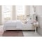 Homeroots Cream Solid Wood Queen Tufted Upholstered Linen Bed 544879 - alternate 5