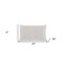 Homeroots Cotton Latex Foam And Wool Hypoallergenic King Size Bed Pillow 551588 - alternate 5