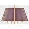 Hudson Valley Lighting Cambridge 4 Light Chandelier in Aged Brass/Soft Crimson by Mark D. Sikes MDS120-AGB/CRN - alternate 2