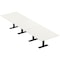 Skutchi Designs 16ft Rectangular Conference Table With Power | Harmony Series | 16 Person Meeting Room Table HAR-REC-48x192-T.BK-W960-NA - alternate 1