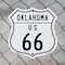 Signmission Oklahoma Route Marker Shield Sign Us 66, 6 Inch X 6 Inch, Plastic Sign SHI-P-6-426 - alternate 2