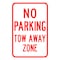Sign Solutions Usa Parking Sign, 12 in W, Aluminum Sign, White DCS06DWT1218CUS00157 - alternate 1
