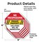 Signmission No Trespassing Private Property Vio, 6 inch X 6 inch, Vinyl Decal, 5PK OC-D-5PACK-6-99 - alternate 2