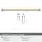 Amerock Blackrock 10-1/16 inch 256mm Center-to-Center Golden Champagne Cabinet Pull BP55283BBZ - alternate 2
