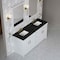 James Martin Vanities Bellshire 72" Double Vanity, Bright White w/ 3 CM Phantome Eclos Top 660-V72-BW-3PHT - alternate 3