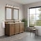 James Martin Vanities Bristol 60" Double Vanity, Saddle Brown, w/ 3 CM Tajnar Eclos Top w/FreePower Wireless Charger 157-V60D-SBR-FTJR - alternate 4