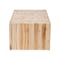 Bali & Pari Grayson Bohemian Natural Teak Wood Coffee Table with Unique Repurposed Wood Logs 247-13737-ZORO - alternate 3