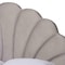 Baxton Studio Acosta Glam and Luxe Light Grey Velvet Seashell-Headboard Queen Size Platform Bed 251-13775-ZORO - alternate 4