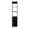 Homeroots 13" Black Wood Freestanding Single Door Bathroom Vanity 543590 - alternate 3