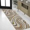 Jonathan Y Flow Abstract Swirl Red/Beige/Blue 2 ft. x 8 ft. Runner Rug DZC100B-28 - alternate 1