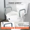 Vevor Raised Toilet Seat 3.5" Height Raised 300 lbs for Round Toilet for Elderly FBL760599 - alternate 3
