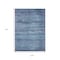 Homeroots 9' X 12' Denim Blue And Sky Blue Abstract Washable Indoor Outdoor Area Rug 618272 - alternate 4