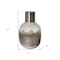 Homeroots 13" Bronze And White Ombre Glass Cylinder Table Vase 397562 - alternate 2