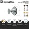 Kingston Brass Single-Handle Three-Way Diverter Valve with Round Trim Kit, Brushed Nickel KS3038RKX - alternate 2