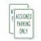 Signmission Assigned Parking Only, 18'' X 24'' 2 Signs, Heavy Gauge Aluminum, 2PK A-1824-2PACK-25298 - alternate 1