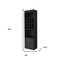 Homeroots 24in Black Bar Cabinet With Eighteen Shelves 478384 - alternate 2