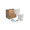 Mansfield Complete Toilet Alto Pro-Fit 1 1.28 gal White Round White 4130CTK - alternate 4
