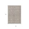 Homeroots 5' X 8' Taupe And Ivory Geometric Washable Indoor Outdoor Area Rug 612149 - alternate 4