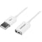 Startech.Com 3M WHITE USB 2.0 EXTENSION CABLE CORD - A TO A - USB MALE TO FEMALE CABLE - 1X USB A M, 1X USB A USBEXTPAA3MW - alternate 1