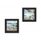Homeroots Set Of Two Lake Side Black Framed Print Wall Art, 2PK 405646 - alternate 1