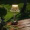 Jonathan Y Madelyn 11.5" Bohemian Classic Acrylic Rechargeable Integrated Portable LED Table Lamp, Clear/Chrome JYL7107A - alternate 8