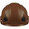 Ironwear Raptor Type II Class E Non-Vented Safety Helmet Brown 3975-BR - alternate 1