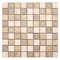 Apollo Tile 12 x 12 in. Textured Beige and Taupe Stone Mosaic Square Wall and Floor Tile 5 sq ft/case, 5PK APLLGN881A - alternate 1