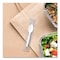 Solo Regal Mediumweight Cutlery, Individually Wrapped, Spoon, Plastic, White, 1000PK MOW3-0007 - alternate 4