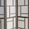 Homeroots 50" Gray and White Wood and Fabric Three Panel Screen Room Divider 342742 - alternate 4