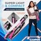 Campior Kick Scooter for Ages 6+, for Kids, Teens, and Adults, Max Load 240 LBS, Foldable, 8-inch Big Pink CAMTE137 - alternate 2