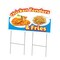 Signmission Chicken Tenders & Fries Yard & Stake plastic coroplast window, 2436-Chicken Tenders & Fries C-DC-2436-Chicken Tenders & Fries - alternate 1