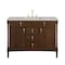James Martin Vanities Kinnsden 48" Single Vanity, Sable Oak w/ 3 CM Siberian Silestone Top D680-V48-SBK-3SFR - alternate 1