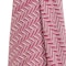 Homeroots 50" X 60" Hot Pink Cotton Woven Chevron Throw Blanket with Fringe 518799 - alternate 3