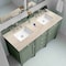 James Martin Vanities Brittany 60" Double Vanity, Smokey Celadon, w/ 3 CM Tajnar Eclos Top w/FreePower Wireless Charger 650-V60D-SC-FTJR - alternate 5