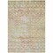 Homeroots 5' X 8' Peach And Ivory Argyle Washable Indoor Outdoor Area Rug 615813 - alternate 2
