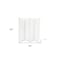 Homeroots 84" White Faux Leather Folding Four Panel Screen Room Divider 274747 - alternate 3