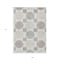 Homeroots 9' X 12' Ivory Brown And Gray Geometric Washable Indoor Outdoor Area Rug 593604 - alternate 4