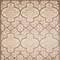 Homeroots 4' X 6' Cream Beige And Brown Trellis Indoor Outdoor Area Rug 546663 - alternate 2