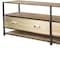 Homeroots 15in Brown Solid Wood Console Table 380226 - alternate 2