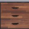 Homeroots 19" Espresso And Walnut Brown Three Drawer Wood Nightstand 286443 - alternate 5