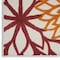 Homeroots 4' X 6' Red Yellow Green Orange And Ivory Floral Indoor Outdoor Area Rug 546661 - alternate 2