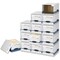 Bankers Box File/Cube File Storage Box Shell - Internal Dimensions: 13in Width x 16.50in Depth x 10.50in, 6PK 1626 - alternate 1