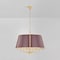 Hudson Valley Lighting Cambridge 6 Light Chandelier in Aged Brass/Soft Crimson by Mark D. Sikes MDS121-AGB/CRN - alternate 4