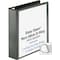 Business Source Ring Binder, Black, Clear Sleeve BSN26960 - alternate 2