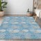Homeroots 5' X 8' Sky Blue Gray And Ivory Polka Dot Washable Indoor Outdoor Area Rug 594281 - alternate 4