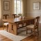 Homeroots 86" Brown Wood Trestle Base Dining Table 565242 - alternate 4