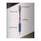 Pilot G2 Premium Gel Pen, Retractable, Extra-Fine 0.5 mm, Blue Ink, Smoke/Blue Barrel, 5PK 31298 - alternate 4